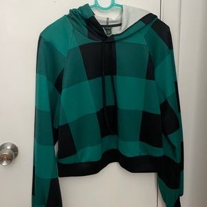 xl wild fable green/black hoodie